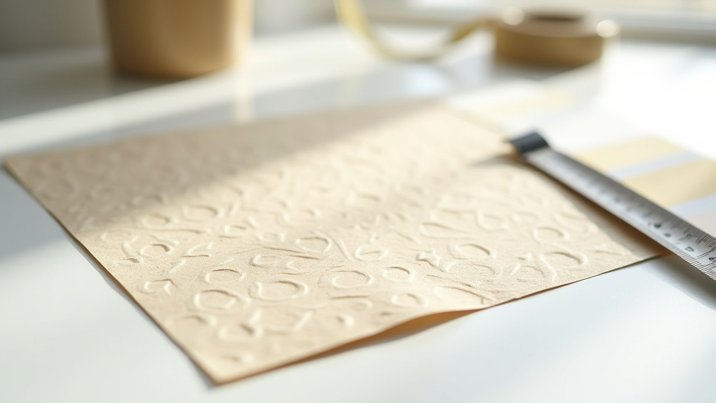 Résultat final d'une décoration murale réussie avec papier peint