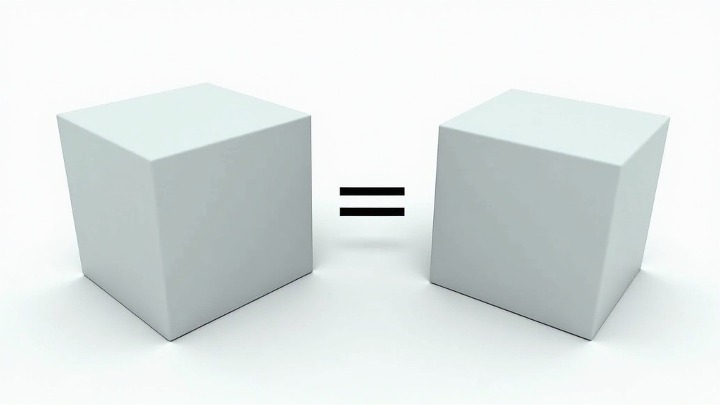 Schéma illustrant un cube d'un mètre et les litres qu'il contient