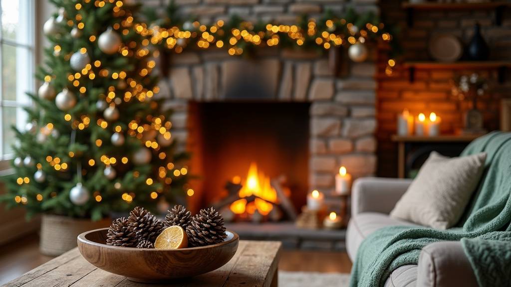 Sapin de Noël artificiel avec décorations personnalisées et lumières LED colorées