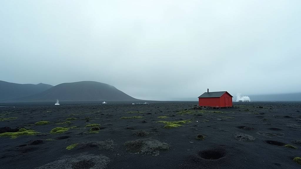 Carte de l'Islande montrant les zones de concentration démographique