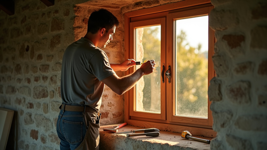 Menuisier travaillant dans un atelier à Saint-Médard-en-Jalles