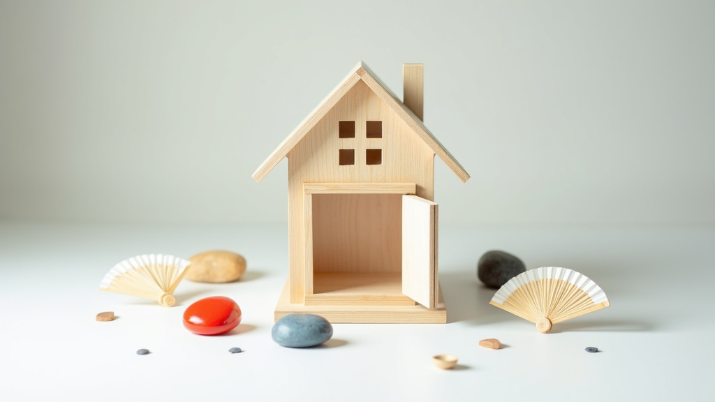 Aménagement intérieur respectant les principes du Feng Shui avec plante, lumière naturelle et espaces dégagés
